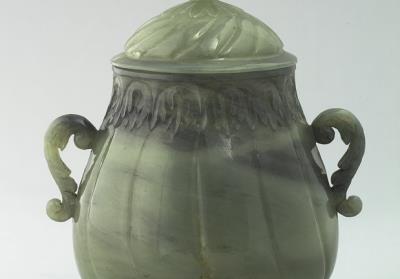 图片[2]-Jade two handled tea caddy, Mughal Empire-China Archive